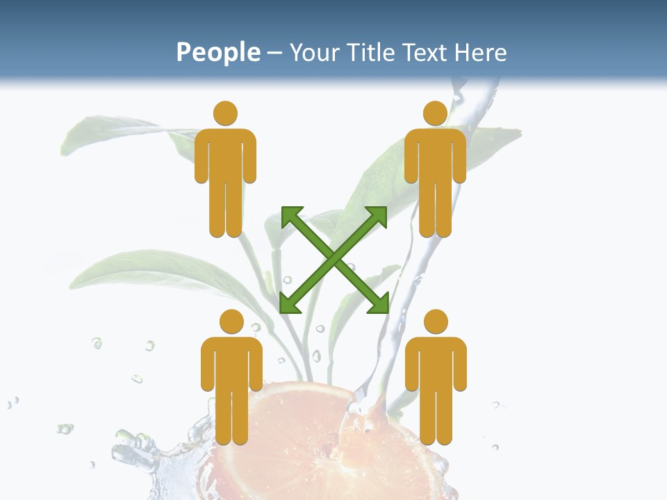 Nobody Fruit Yellow PowerPoint Template