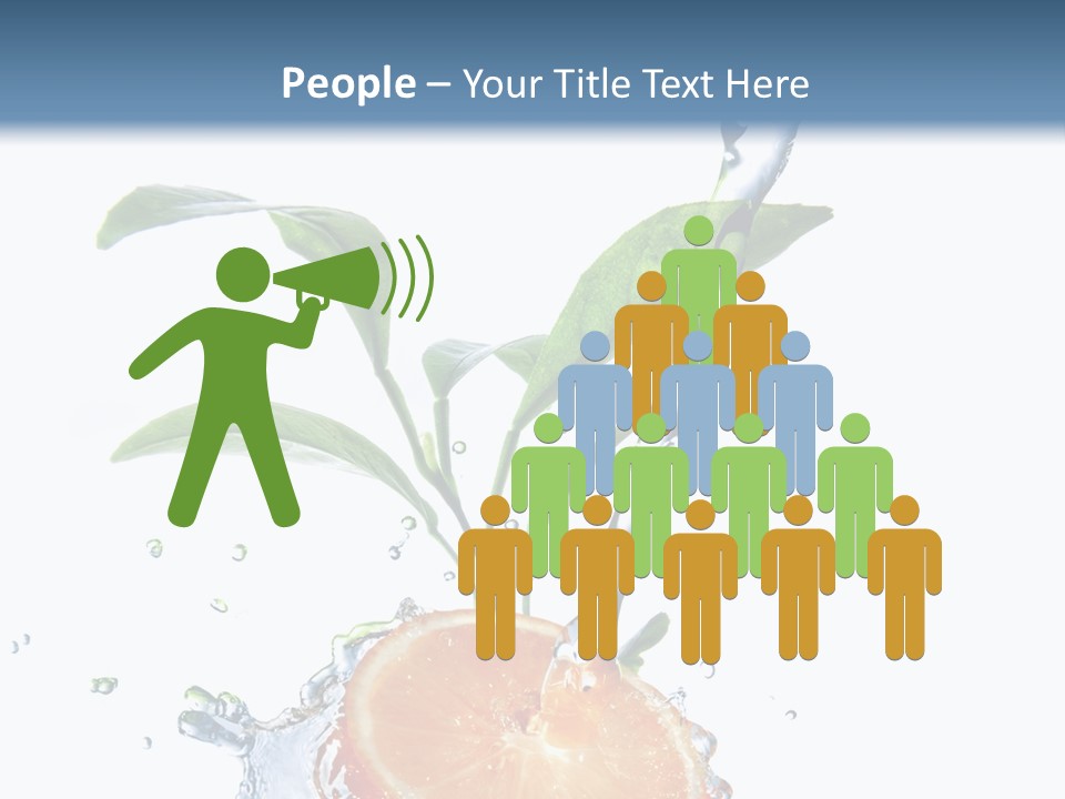 Nobody Fruit Yellow PowerPoint Template