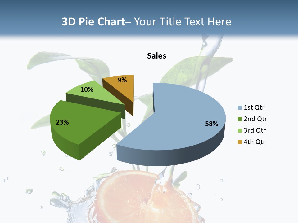 Nobody Fruit Yellow PowerPoint Template