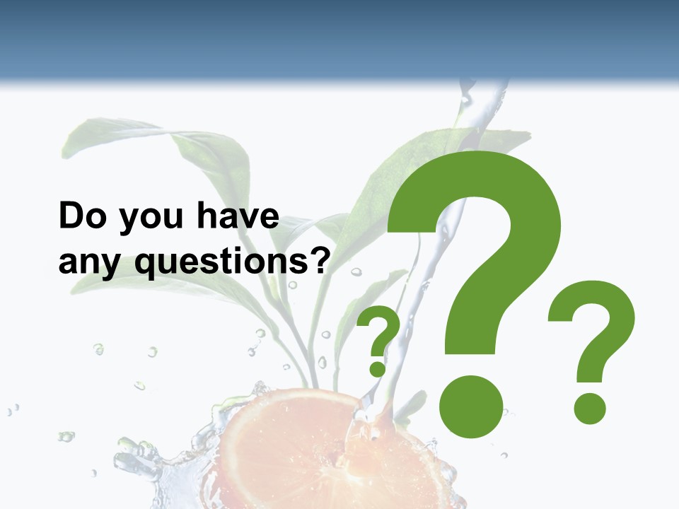 Nobody Fruit Yellow PowerPoint Template