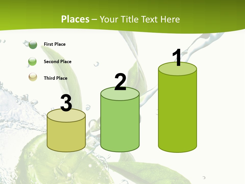 Liquid Citrus Lifestyle PowerPoint Template