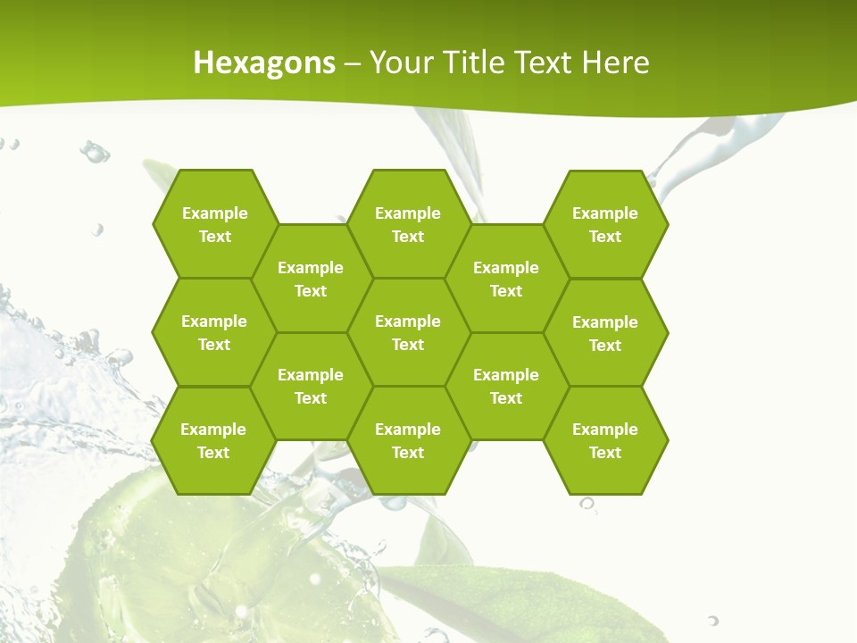 Liquid Citrus Lifestyle PowerPoint Template