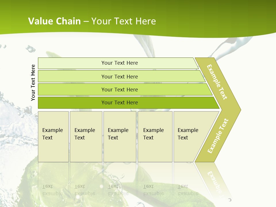 Liquid Citrus Lifestyle PowerPoint Template