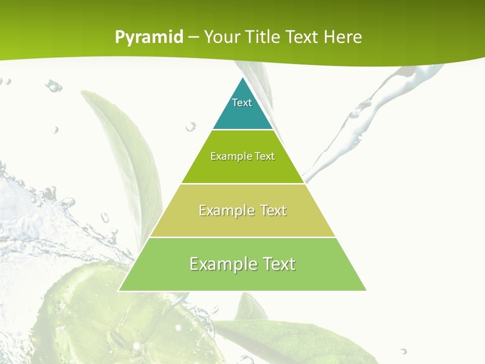 Liquid Citrus Lifestyle PowerPoint Template