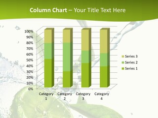 Liquid Citrus Lifestyle PowerPoint Template