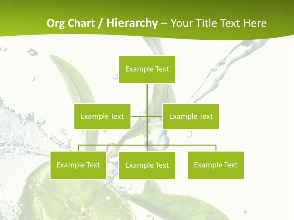 Liquid Citrus Lifestyle PowerPoint Template