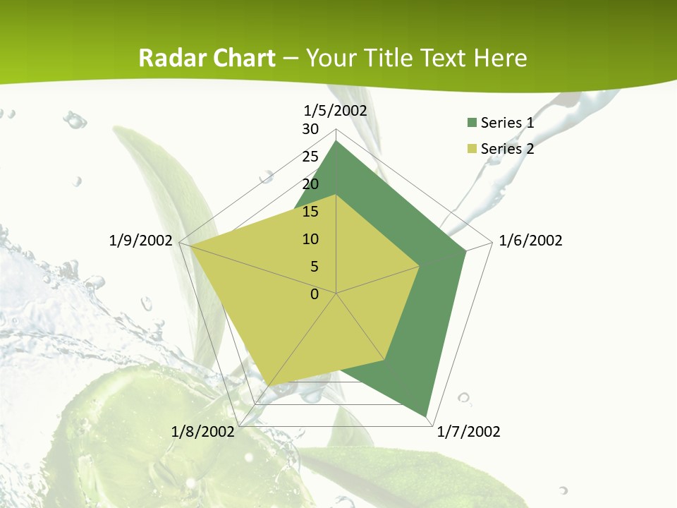 Liquid Citrus Lifestyle PowerPoint Template