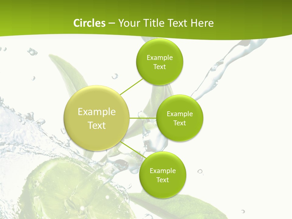 Liquid Citrus Lifestyle PowerPoint Template