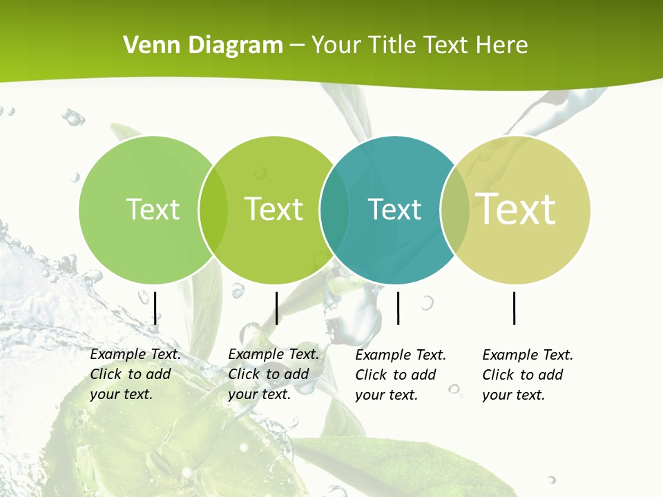 Liquid Citrus Lifestyle PowerPoint Template