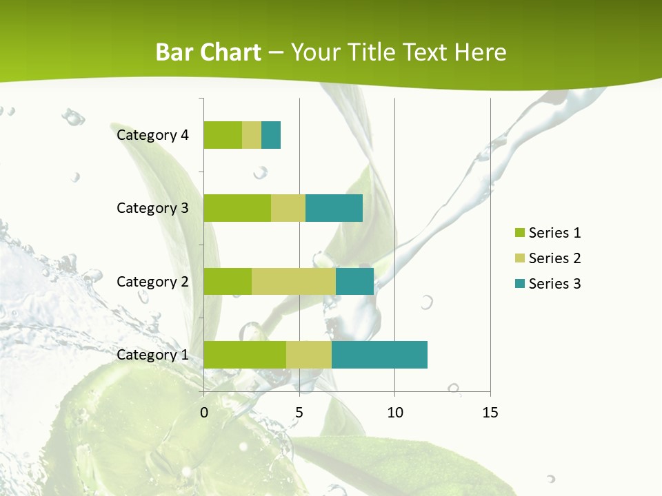 Liquid Citrus Lifestyle PowerPoint Template