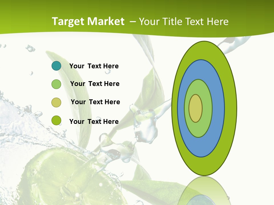 Liquid Citrus Lifestyle PowerPoint Template