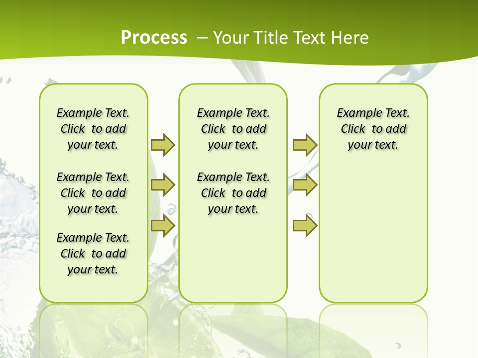 Liquid Citrus Lifestyle PowerPoint Template