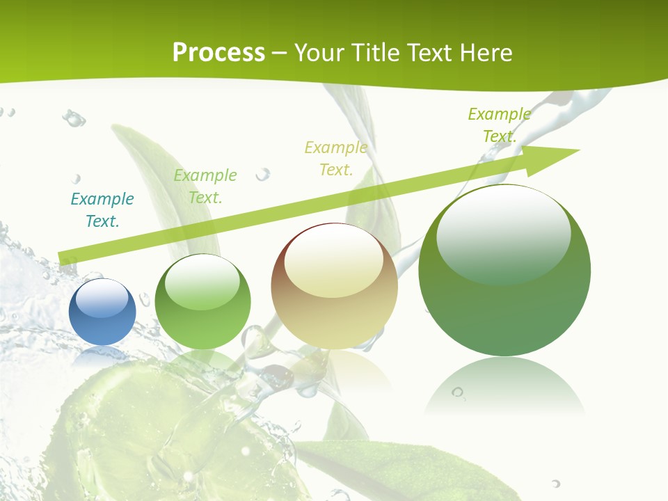 Liquid Citrus Lifestyle PowerPoint Template