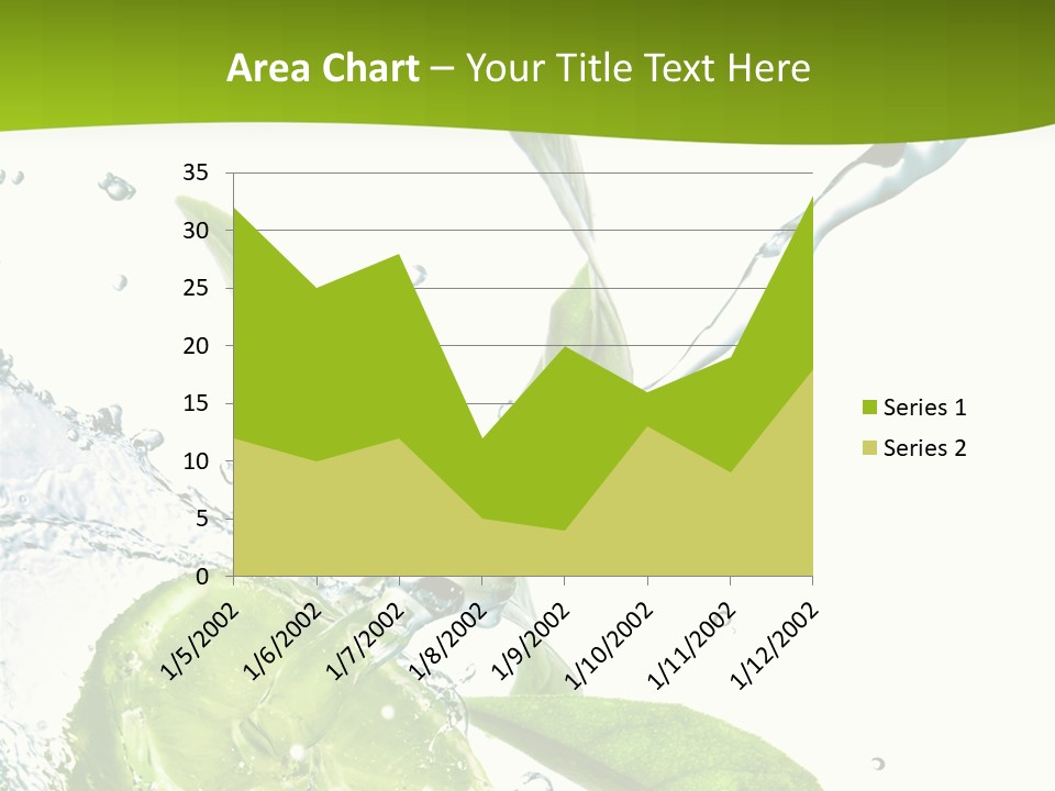 Liquid Citrus Lifestyle PowerPoint Template