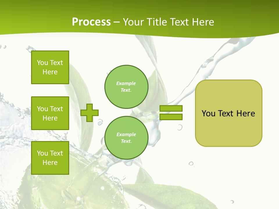 Liquid Citrus Lifestyle PowerPoint Template