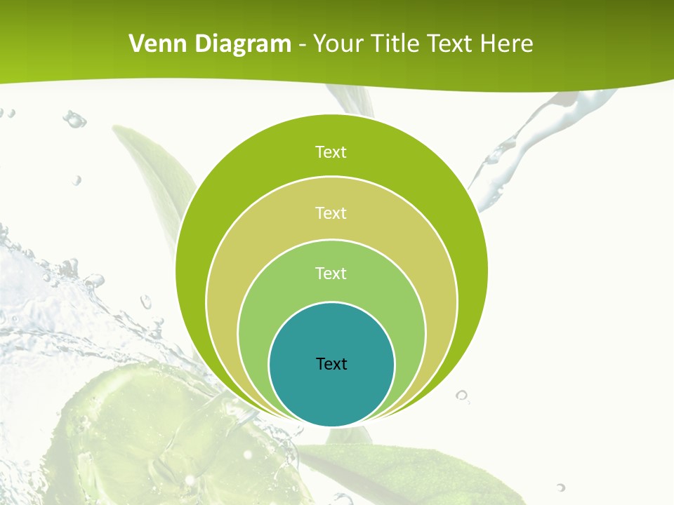 Liquid Citrus Lifestyle PowerPoint Template