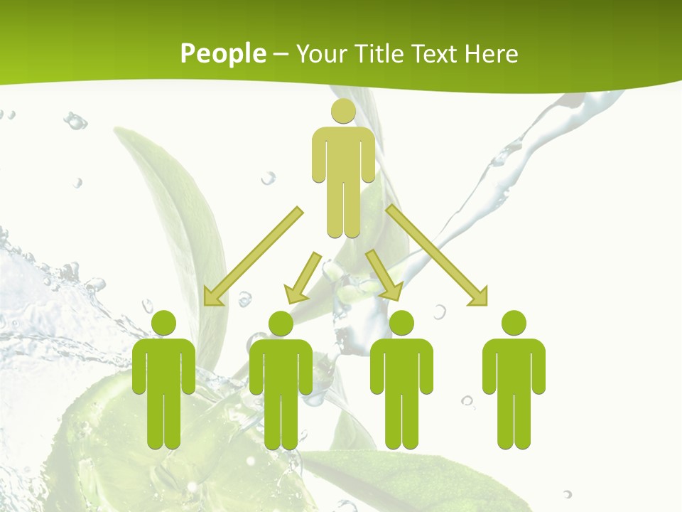 Liquid Citrus Lifestyle PowerPoint Template