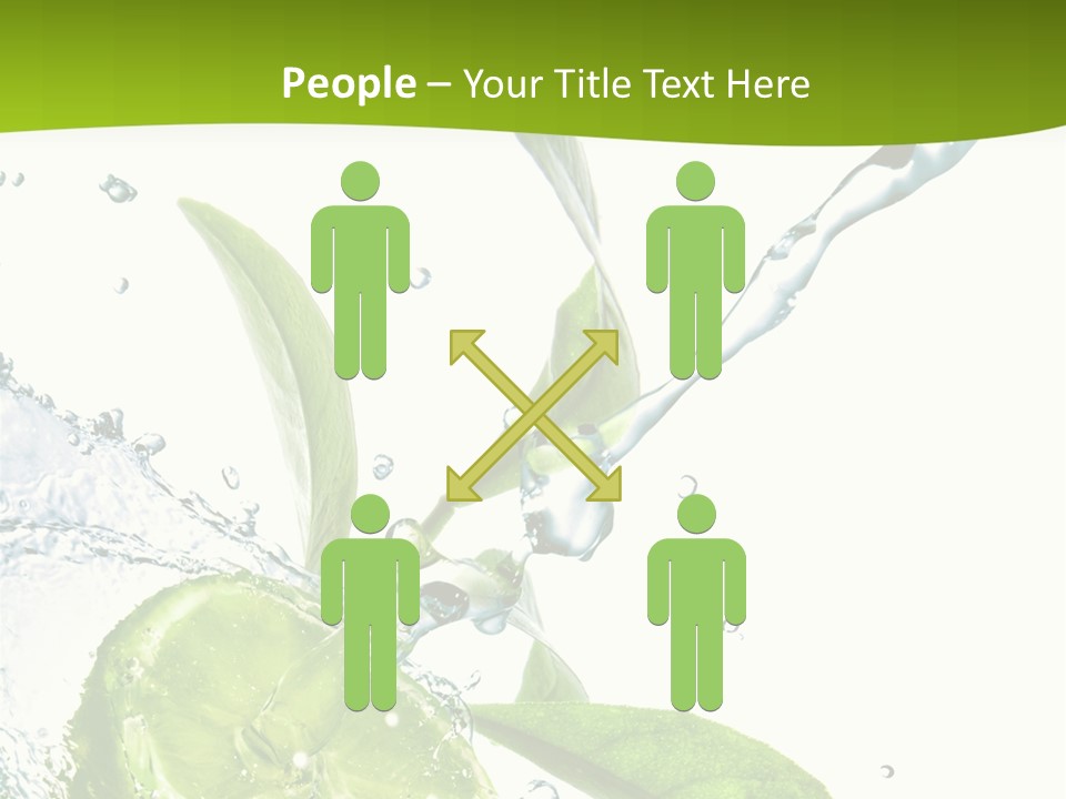 Liquid Citrus Lifestyle PowerPoint Template