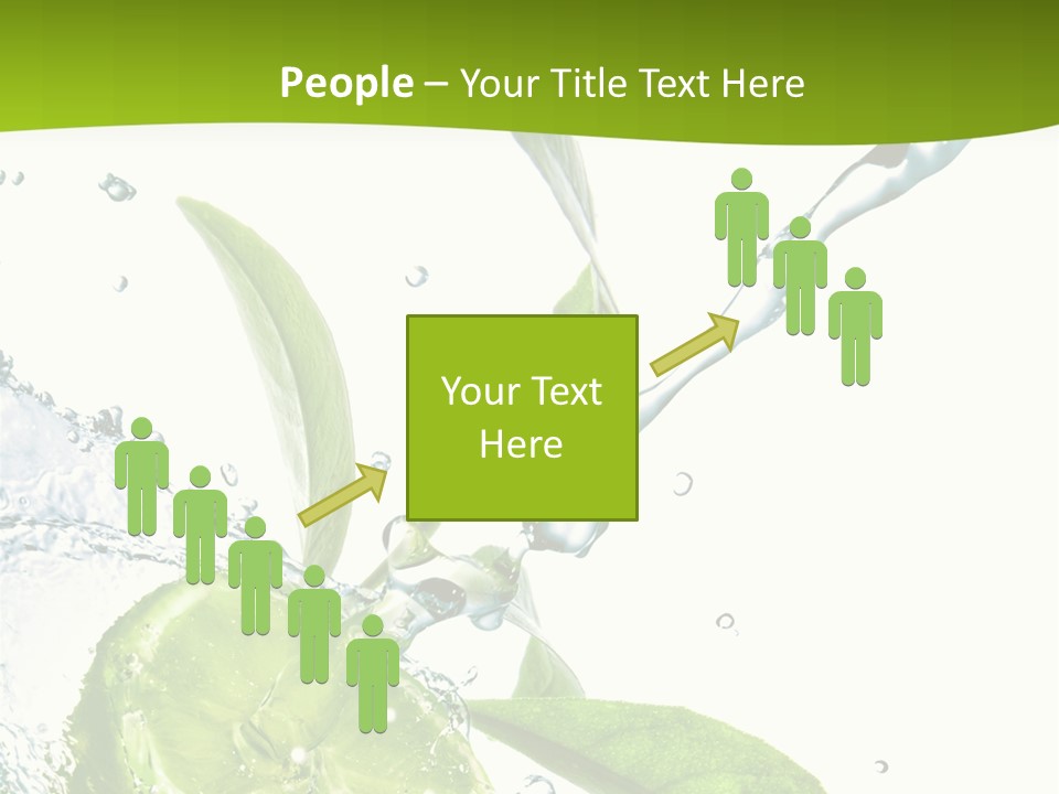 Liquid Citrus Lifestyle PowerPoint Template