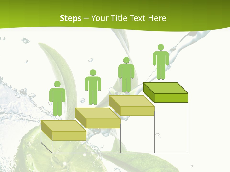 Liquid Citrus Lifestyle PowerPoint Template