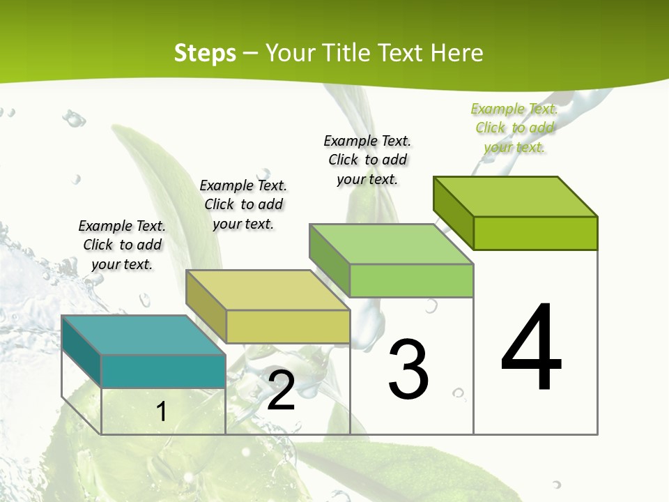 Liquid Citrus Lifestyle PowerPoint Template