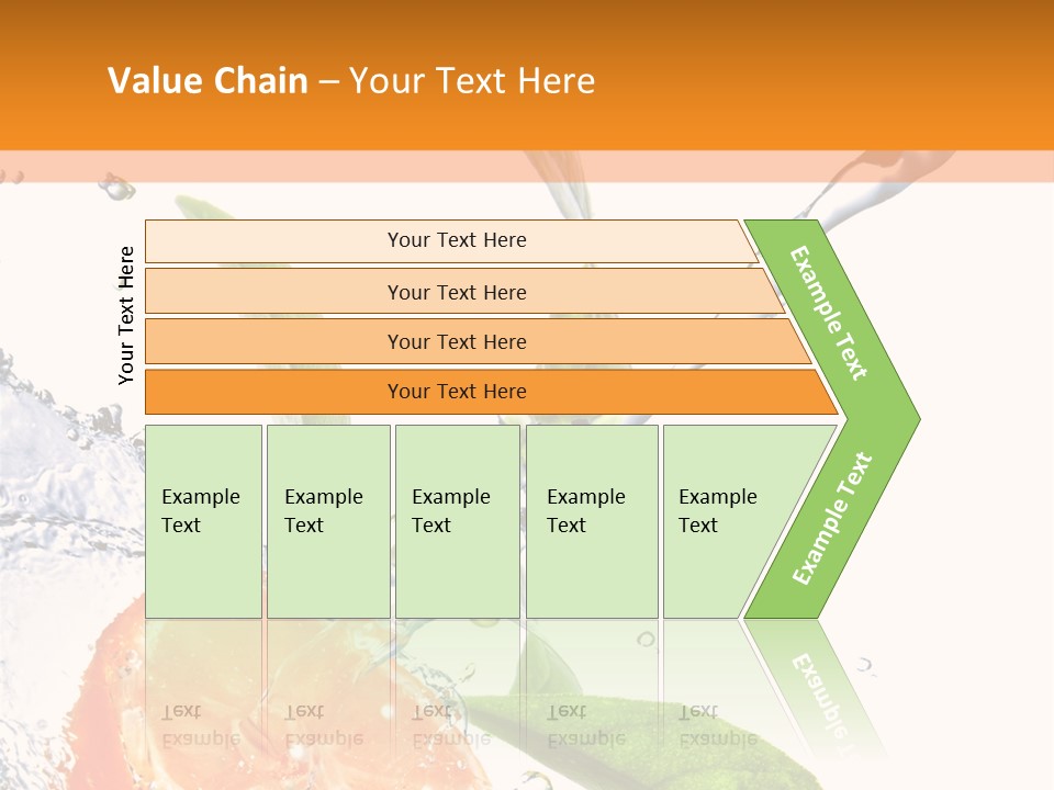 Isolated Fruit Slice PowerPoint Template