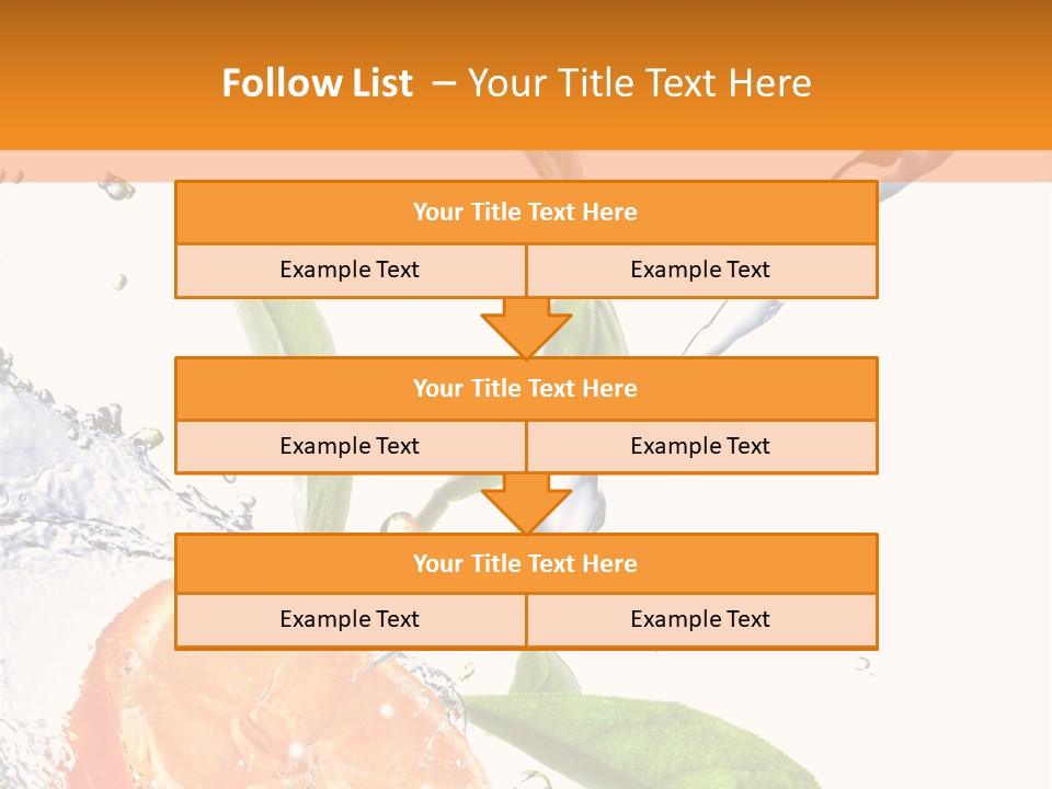 Isolated Fruit Slice PowerPoint Template