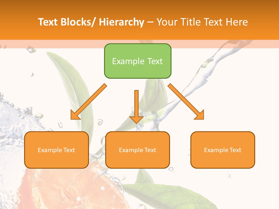 Isolated Fruit Slice PowerPoint Template