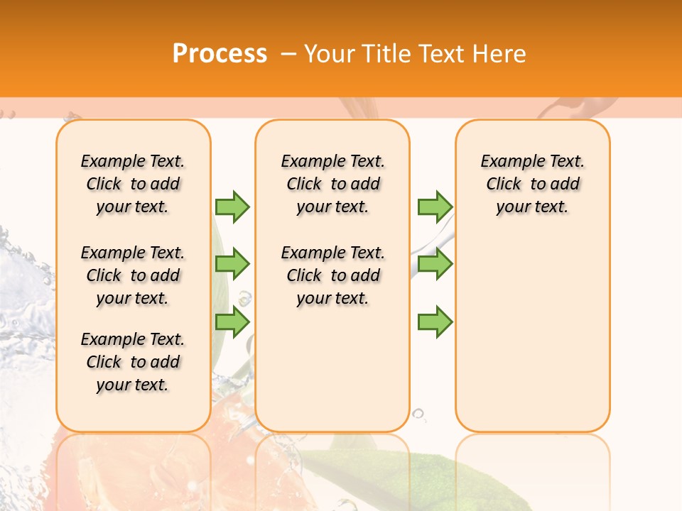 Isolated Fruit Slice PowerPoint Template