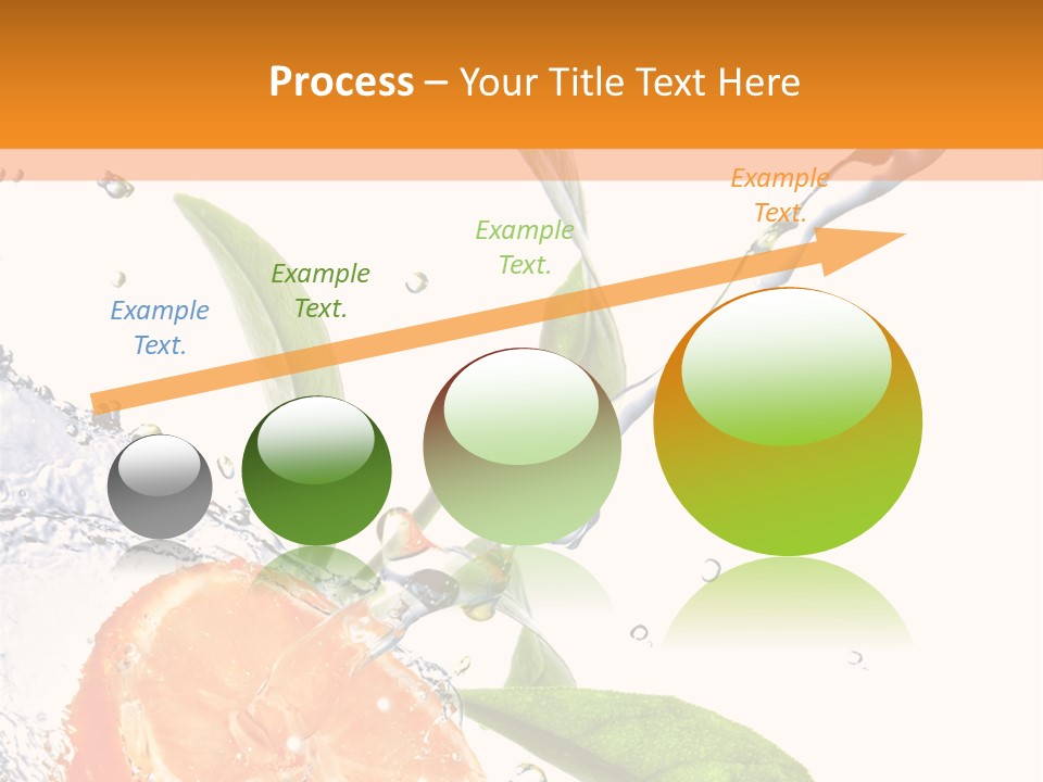 Isolated Fruit Slice PowerPoint Template