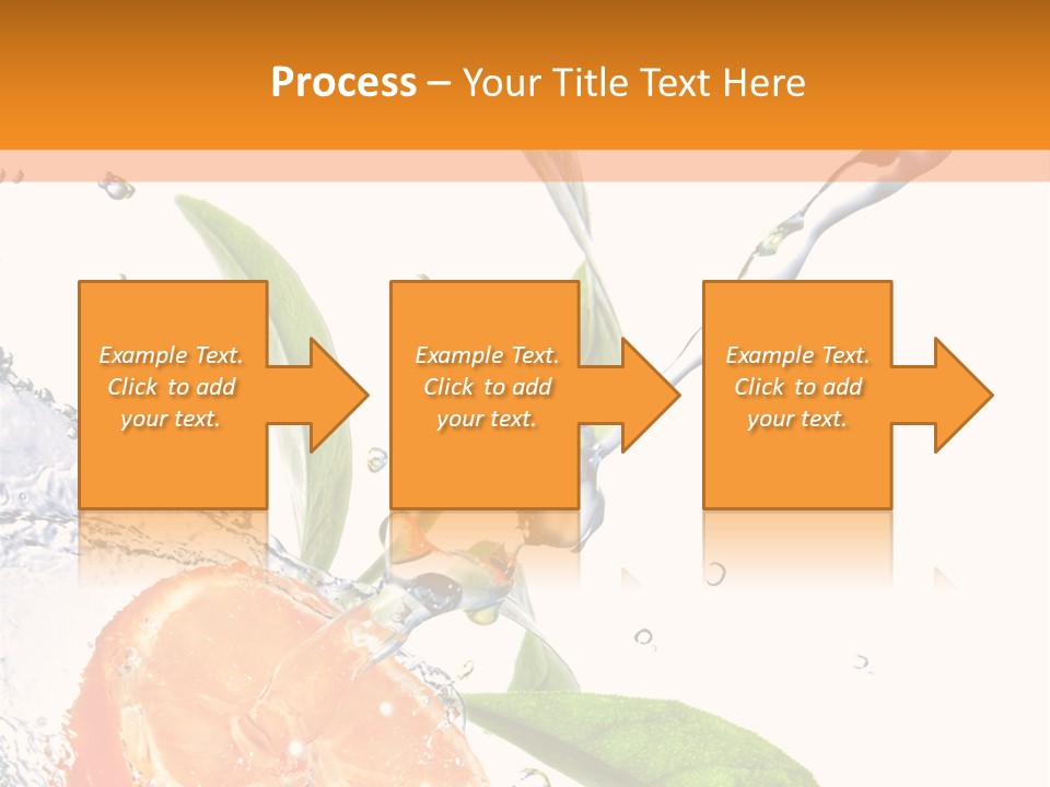 Isolated Fruit Slice PowerPoint Template