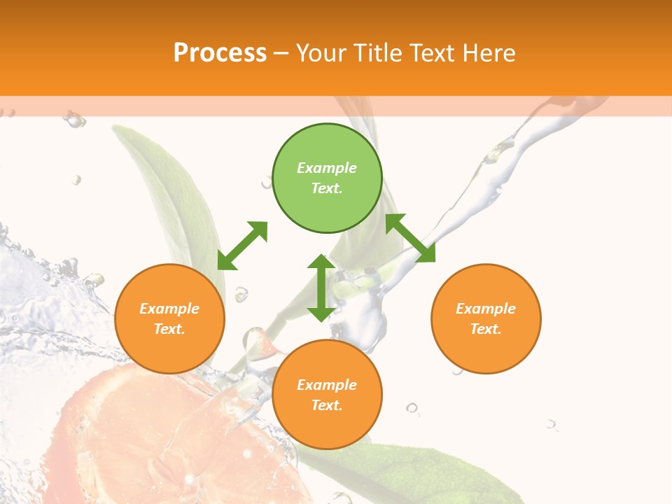 Isolated Fruit Slice PowerPoint Template