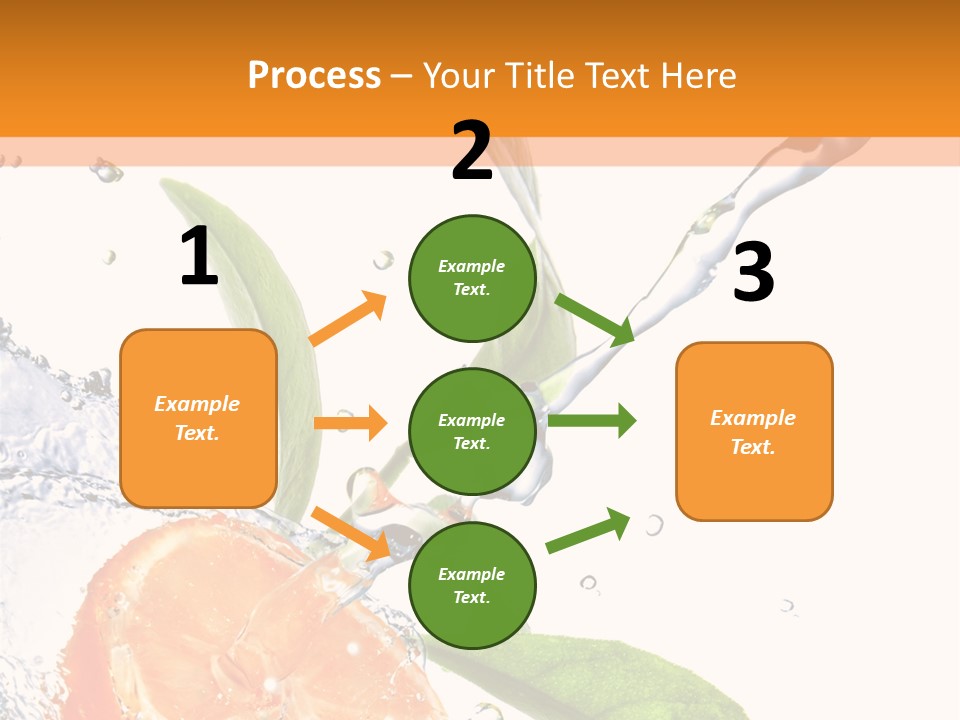 Isolated Fruit Slice PowerPoint Template
