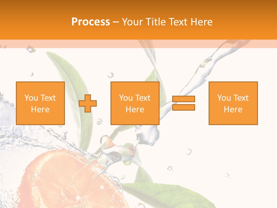 Isolated Fruit Slice PowerPoint Template