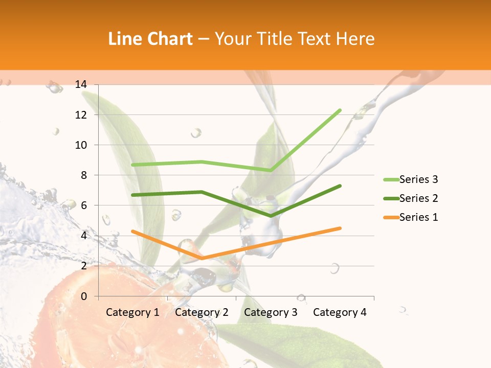 Isolated Fruit Slice PowerPoint Template