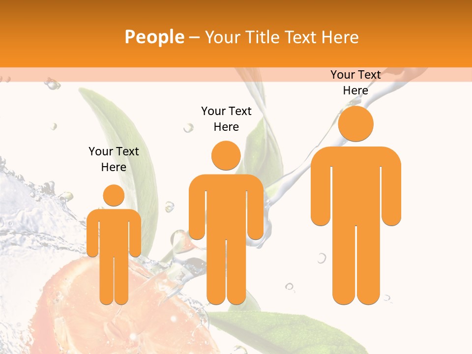 Isolated Fruit Slice PowerPoint Template