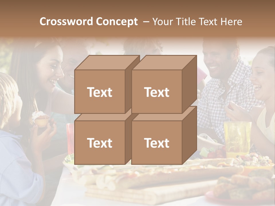 Parent Girl Son PowerPoint Template