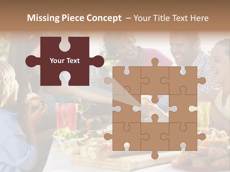 Parent Girl Son PowerPoint Template