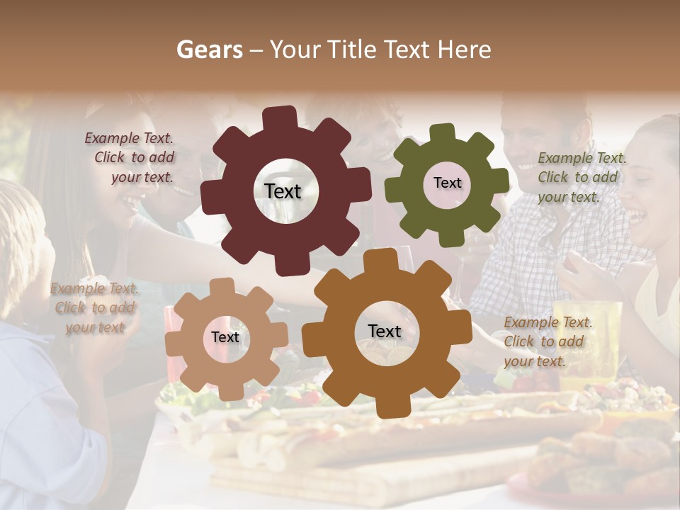 Parent Girl Son PowerPoint Template