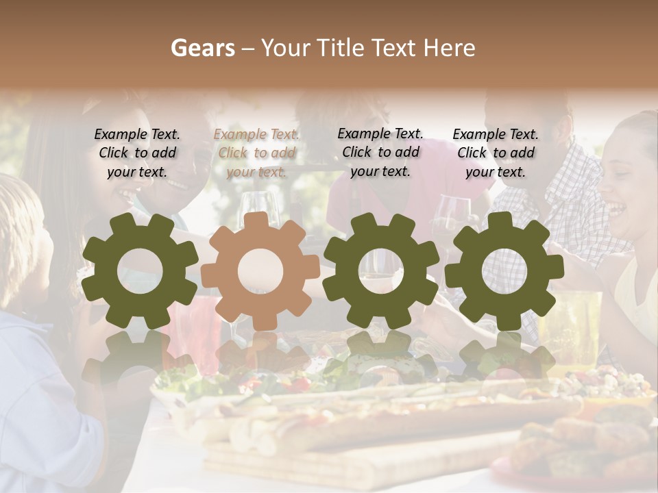 Parent Girl Son PowerPoint Template