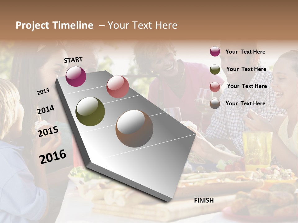 Parent Girl Son PowerPoint Template