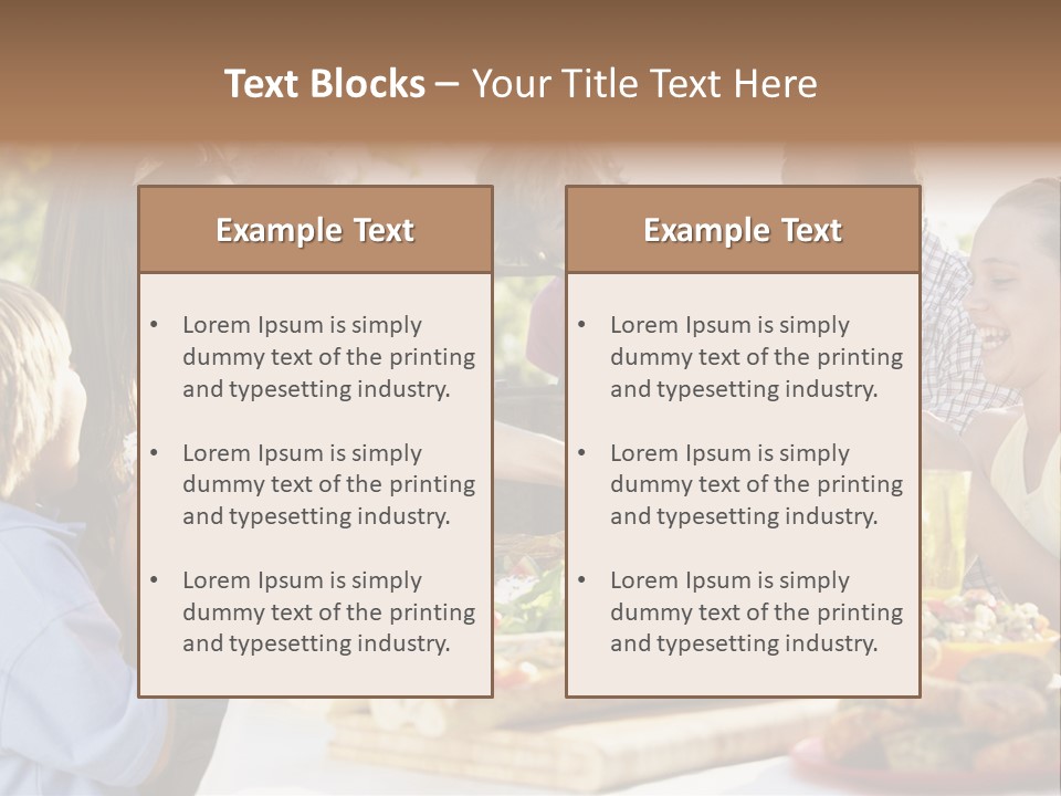 Parent Girl Son PowerPoint Template