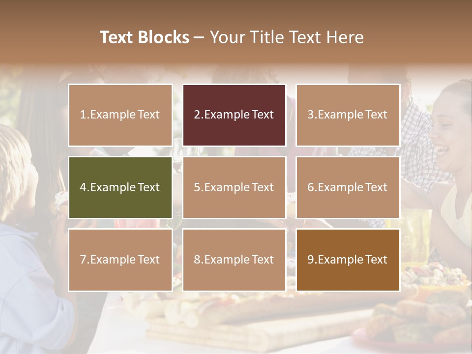 Parent Girl Son PowerPoint Template