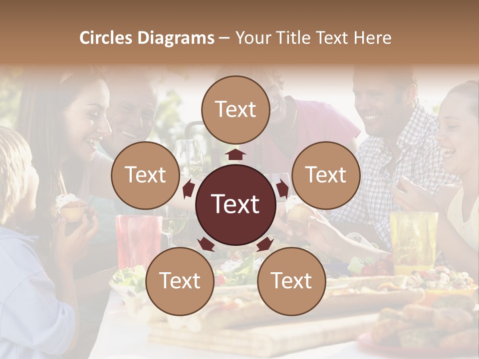 Parent Girl Son PowerPoint Template