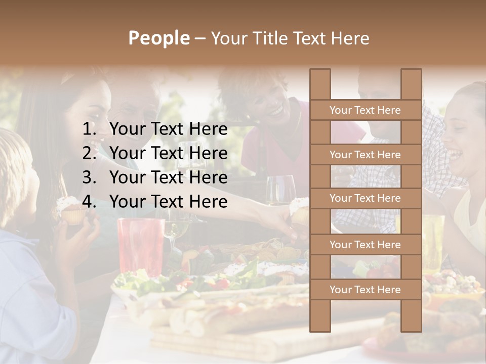 Parent Girl Son PowerPoint Template