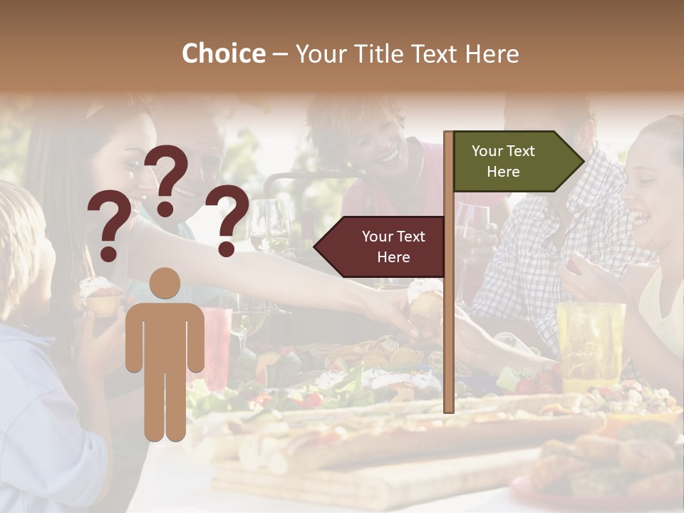 Parent Girl Son PowerPoint Template