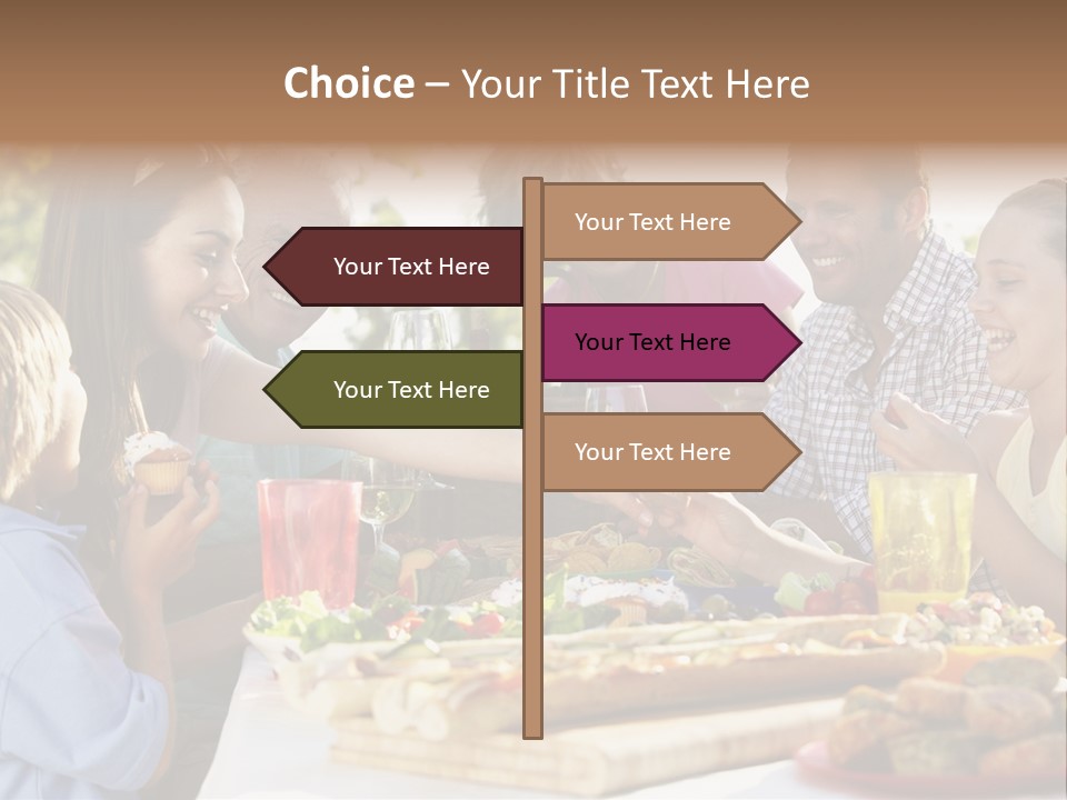 Parent Girl Son PowerPoint Template