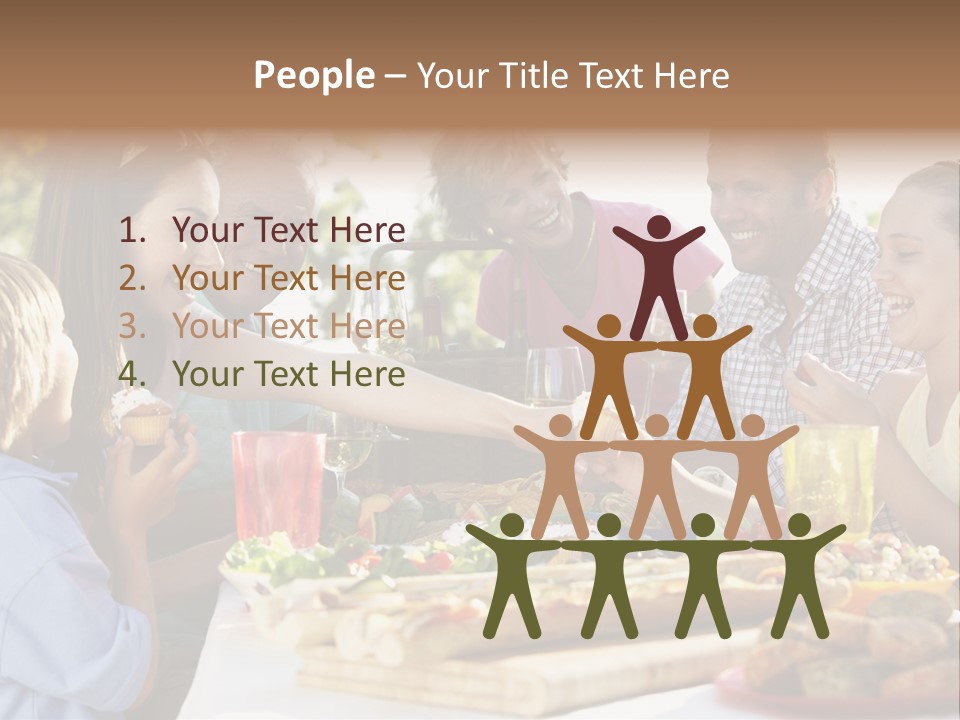 Parent Girl Son PowerPoint Template