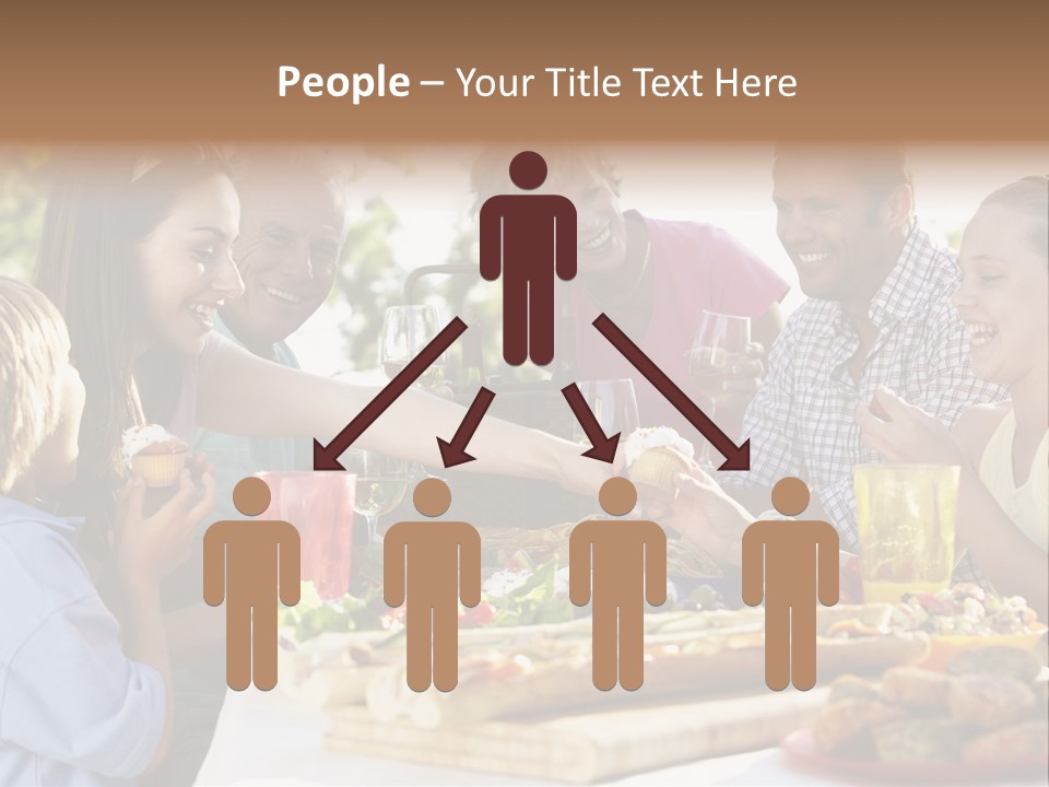 Parent Girl Son PowerPoint Template