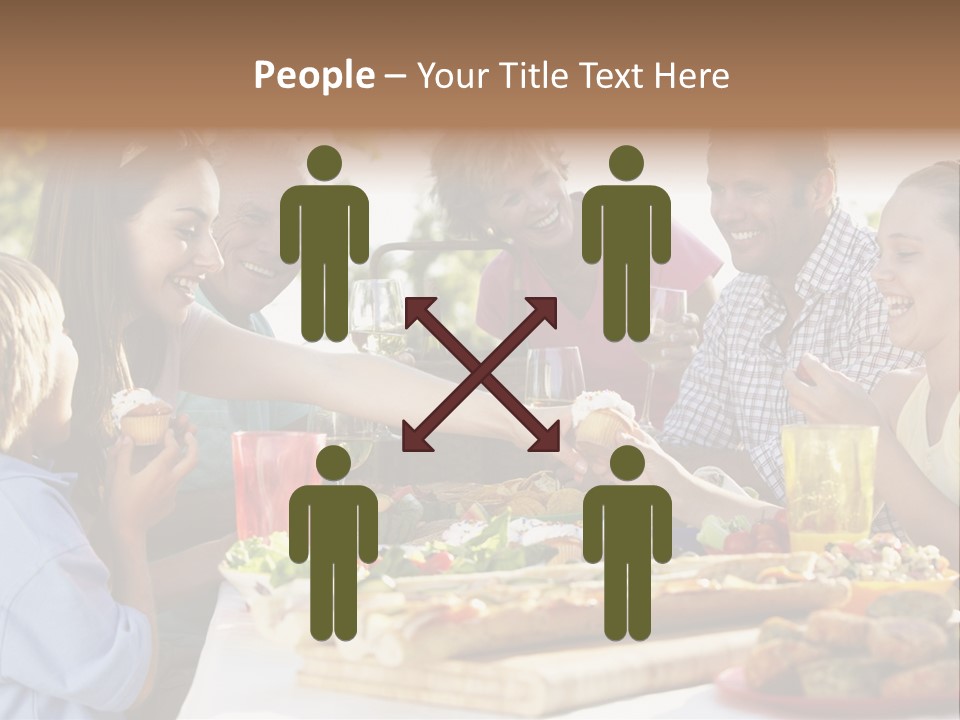 Parent Girl Son PowerPoint Template